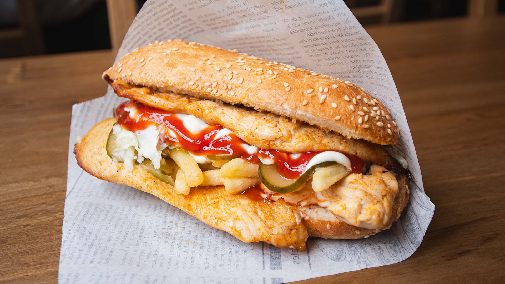 Sandwich cu Grătar de Pui